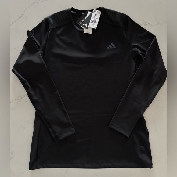 Adidas Techfit Control Rheon Long Sleeve Training Shirt Mens Size XL - Picture 1 of 4